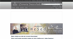 Desktop Screenshot of livrariaimaculada.com.br