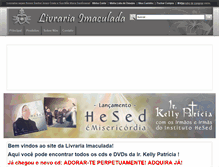 Tablet Screenshot of livrariaimaculada.com.br